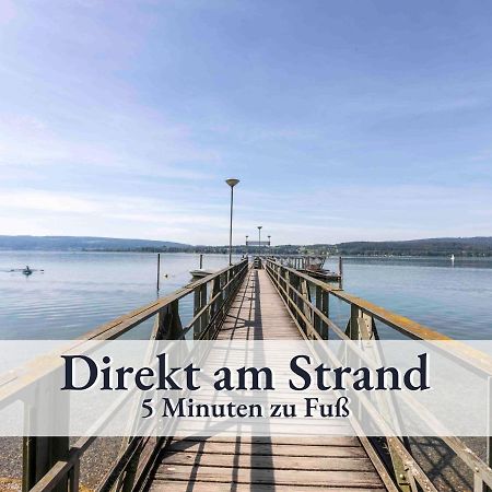 Grosse Moderne Ferienwohnung In Bester Bodenseelage L 1 Minute Zum Bodensee L 2 Zimmer L Vollausgestattete Kueche L Sonnenbalkon L Wlan L Willkommen Im Apartment Guettingen Радольфцелль-ам-Бодензе Екстер'єр фото