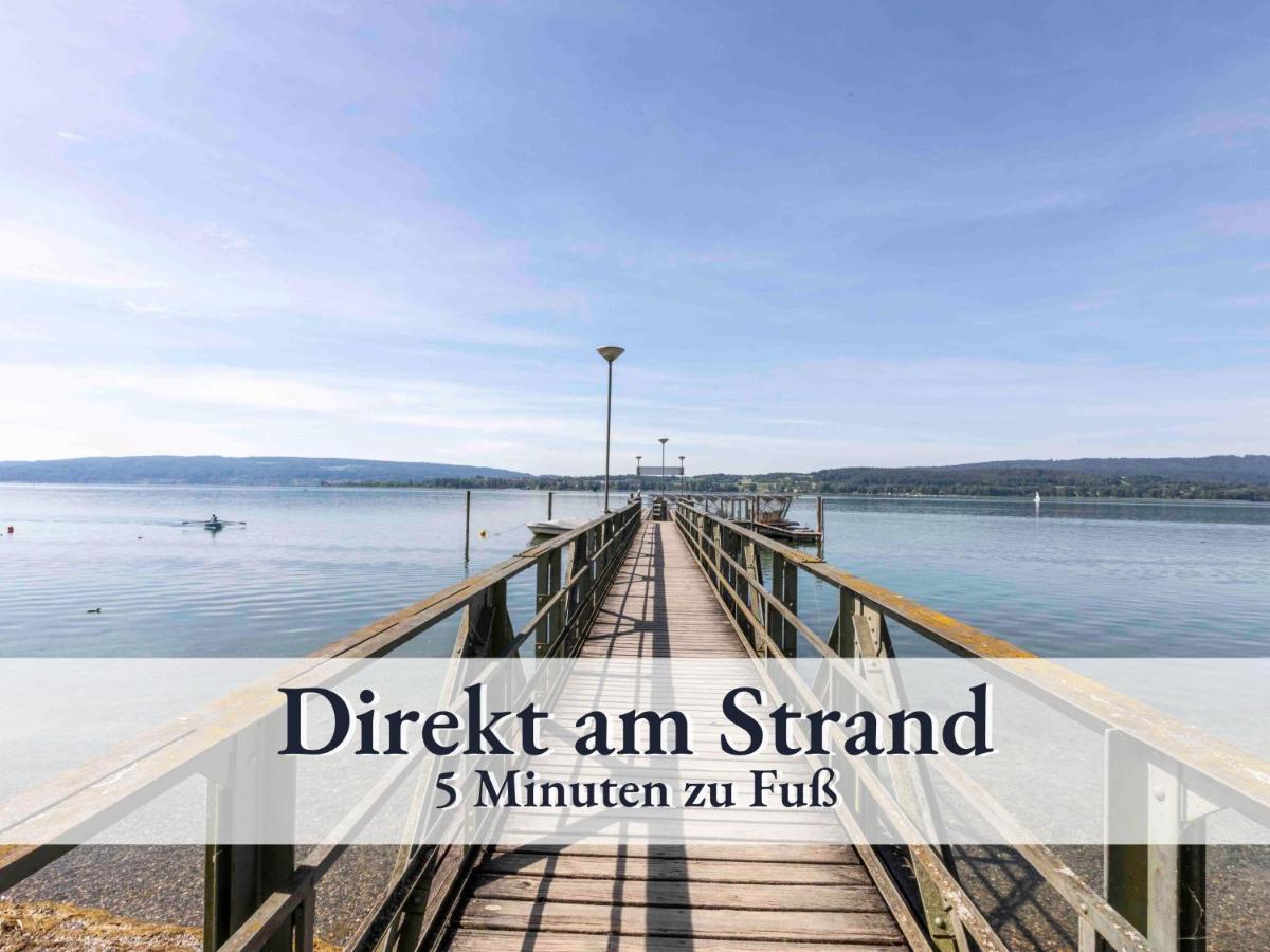 Grosse Moderne Ferienwohnung In Bester Bodenseelage L 1 Minute Zum Bodensee L 2 Zimmer L Vollausgestattete Kueche L Sonnenbalkon L Wlan L Willkommen Im Apartment Guettingen Радольфцелль-ам-Бодензе Екстер'єр фото