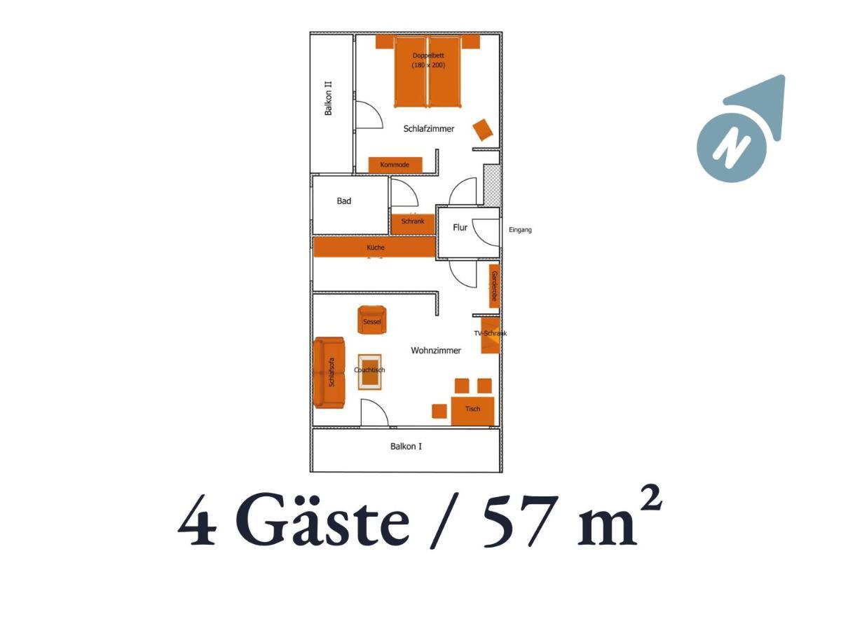 Grosse Moderne Ferienwohnung In Bester Bodenseelage L 1 Minute Zum Bodensee L 2 Zimmer L Vollausgestattete Kueche L Sonnenbalkon L Wlan L Willkommen Im Apartment Guettingen Радольфцелль-ам-Бодензе Екстер'єр фото